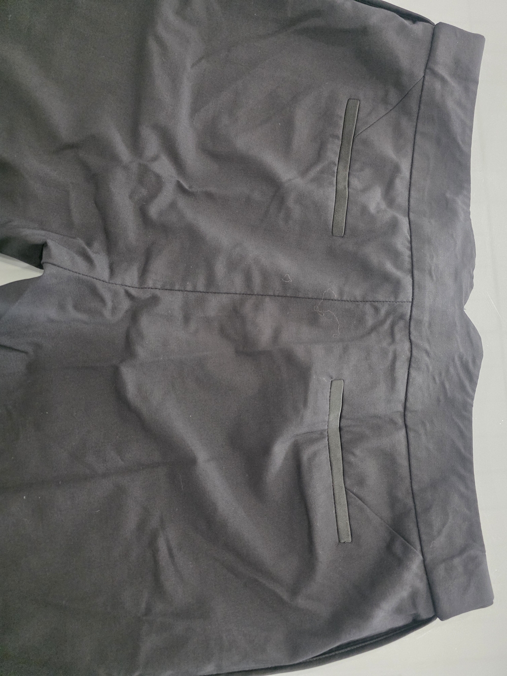 AllSaints Black Italian Cloth Trousers
